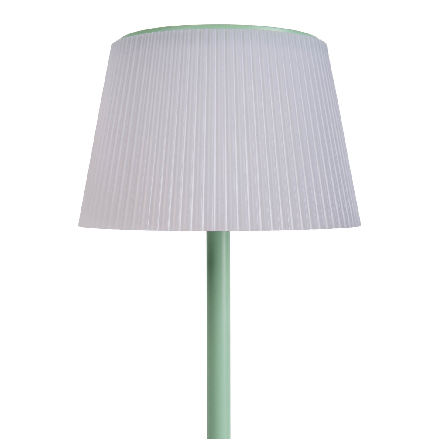 LED / CCT Solar-/ Akkutischleuchte "EMMI" H: 38cm mint
