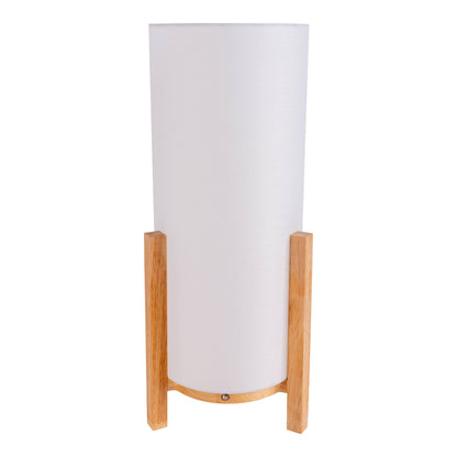 Akkutischleuchte "MADITA" H:  48cm weiß/natur