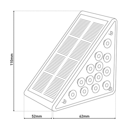 2er-Set Solar-/Treppenleuchte "SCALA"