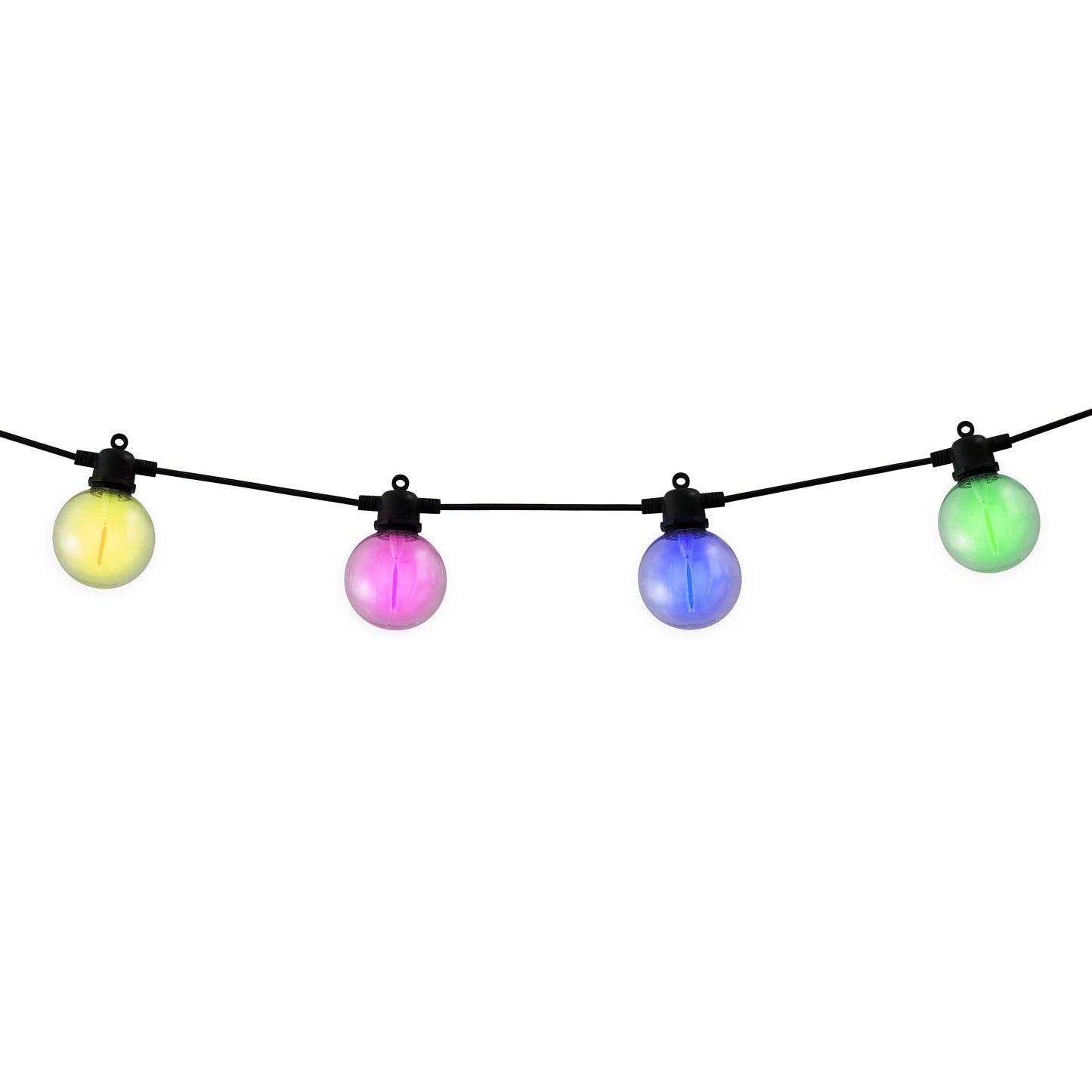 10er Solar-/Akku-/ Neon-Lichterkette RGB "CADENA"