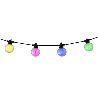 10er Solar-/Akku-/ Neon-Lichterkette RGB "CADENA"