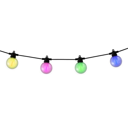 10er Solar-/Akku-/ Neon-Lichterkette RGB "CADENA"