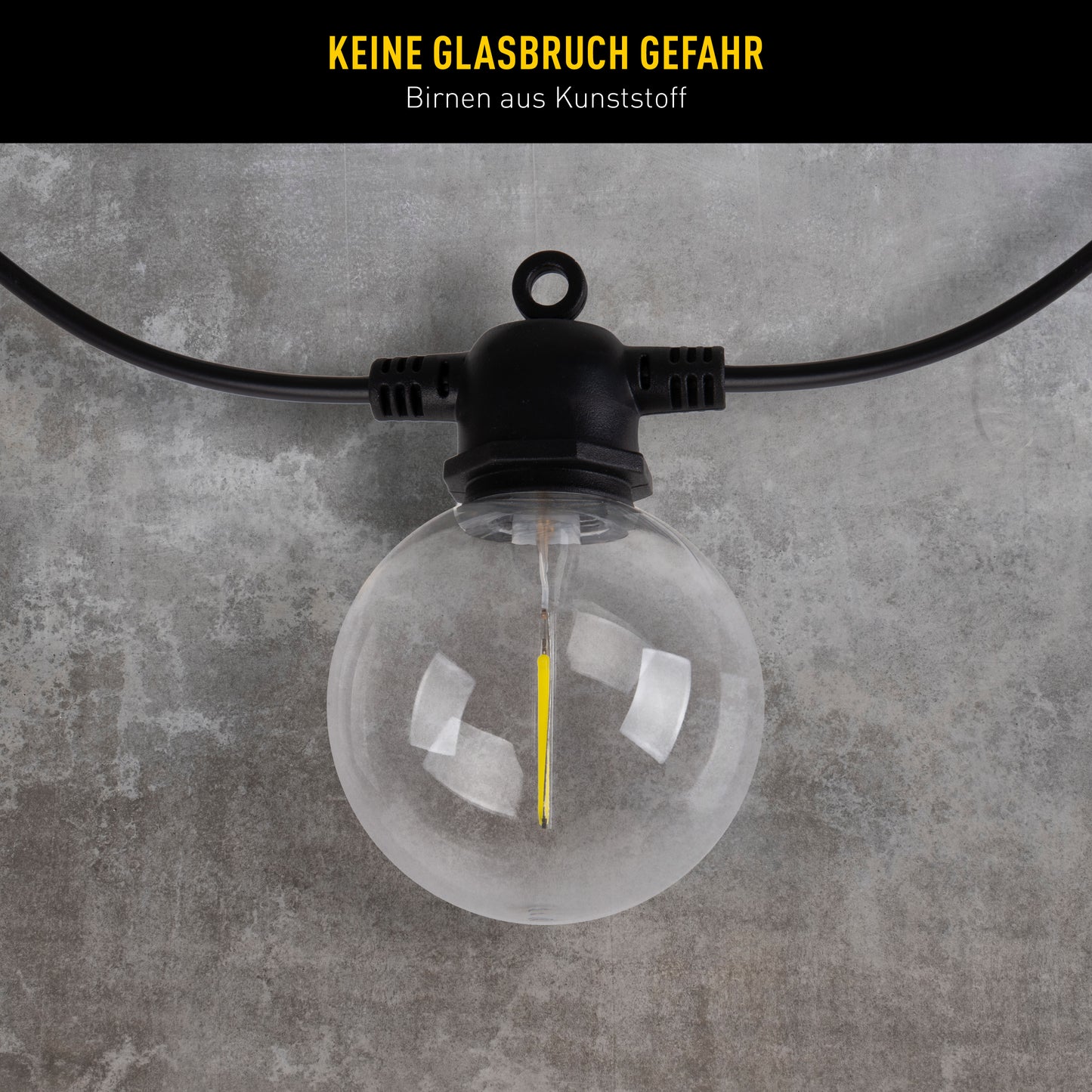 10er LED Solar-/USB-/Lichterkette "CADENA"