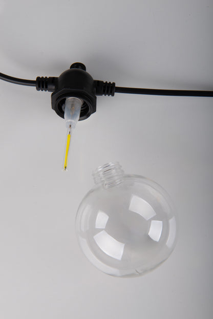 10er LED Solar-/USB-/Lichterkette "CADENA"