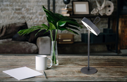 LED Akku-/Tischleuchte Magnetisch "ELLA" grau