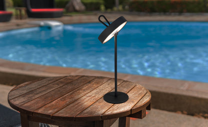LED Akku-/Tischleuchte Magnetisch "ELLA" schwarz