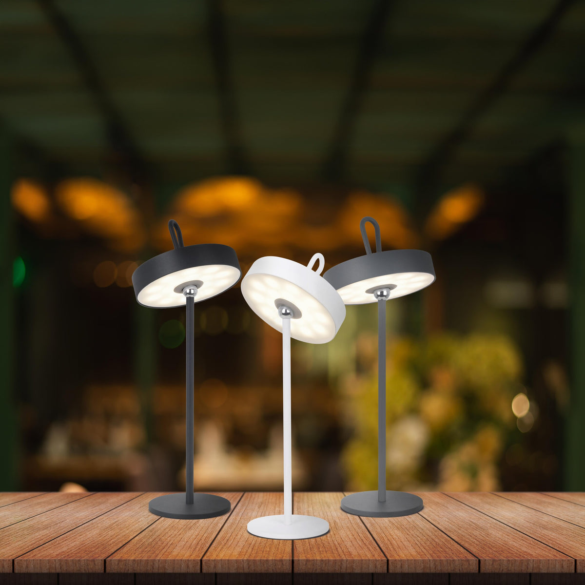 LED Akku-/Tischleuchte Magnetisch "ELLA" weiß