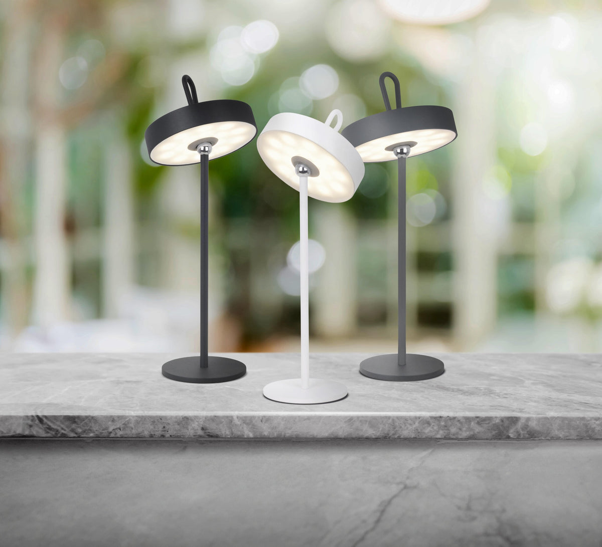 LED Akku-/Tischleuchte Magnetisch "ELLA" weiß