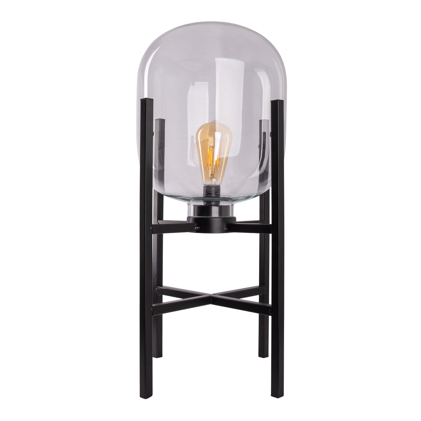 LED Akku-/Sockelleuchte "LORA" H: 58 cm schwarz