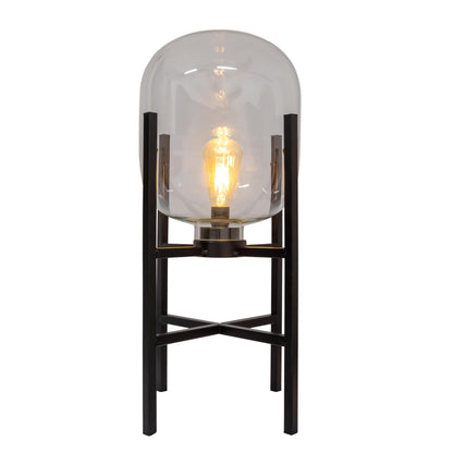 LED Akku-/Sockelleuchte "LORA" H: 58 cm schwarz
