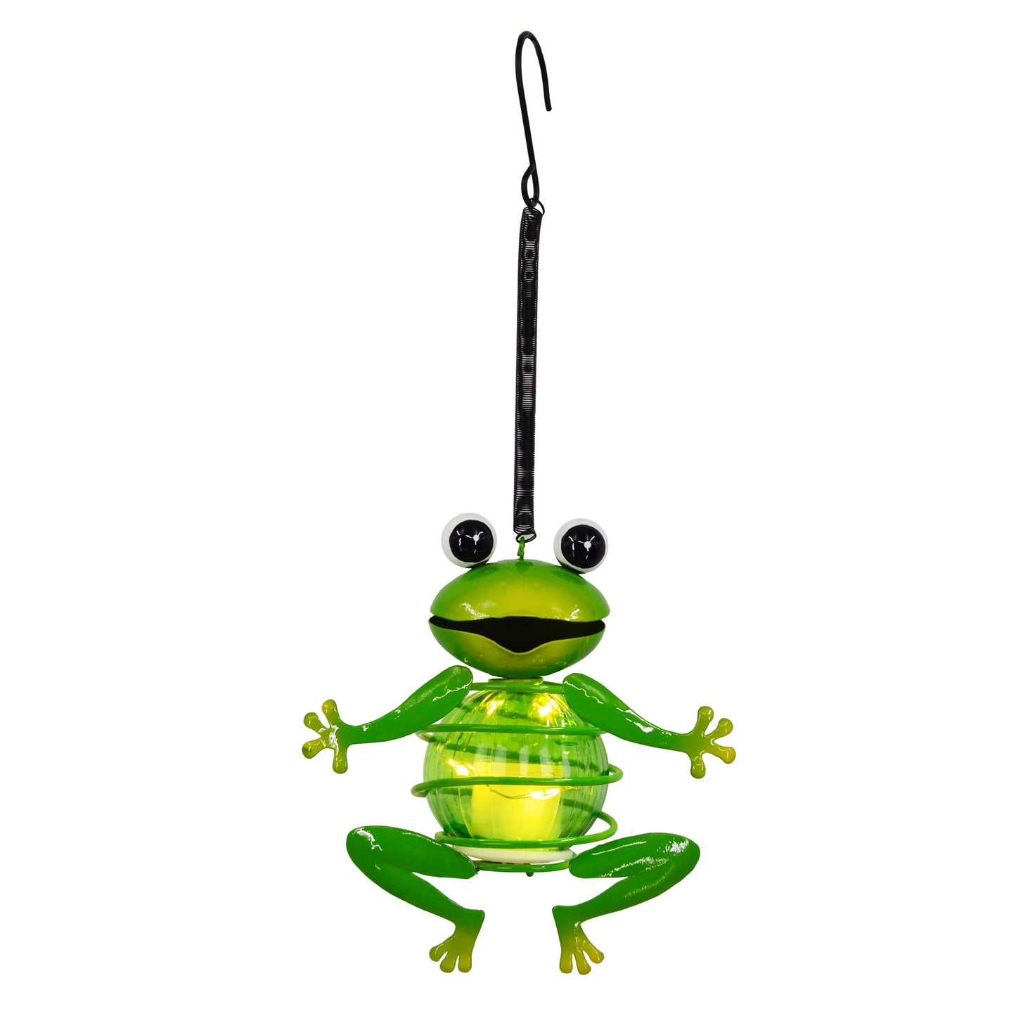 2er-Set Solar-/Deko-/Hängeleuchte "FROSCH" H: 20cm