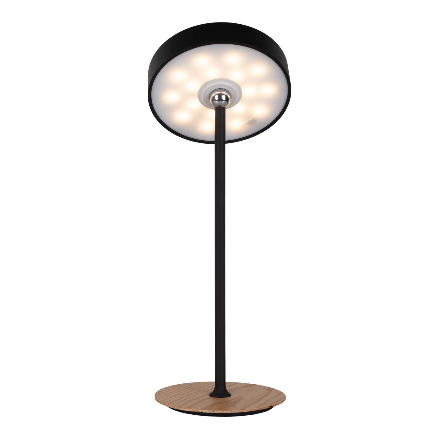 LED-Akku-Tischleuchte "ELLI" schwarz