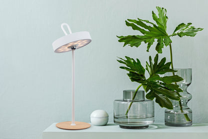 LED-Akku-Tischleuchte "ELLI" weiß