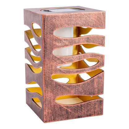 LED Deko/Solarleuchte "HILDA" L/B: 12,3cm gold