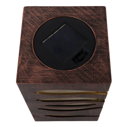 LED Deko/Solarleuchte "HILDA" L/B: 12,3cm gold