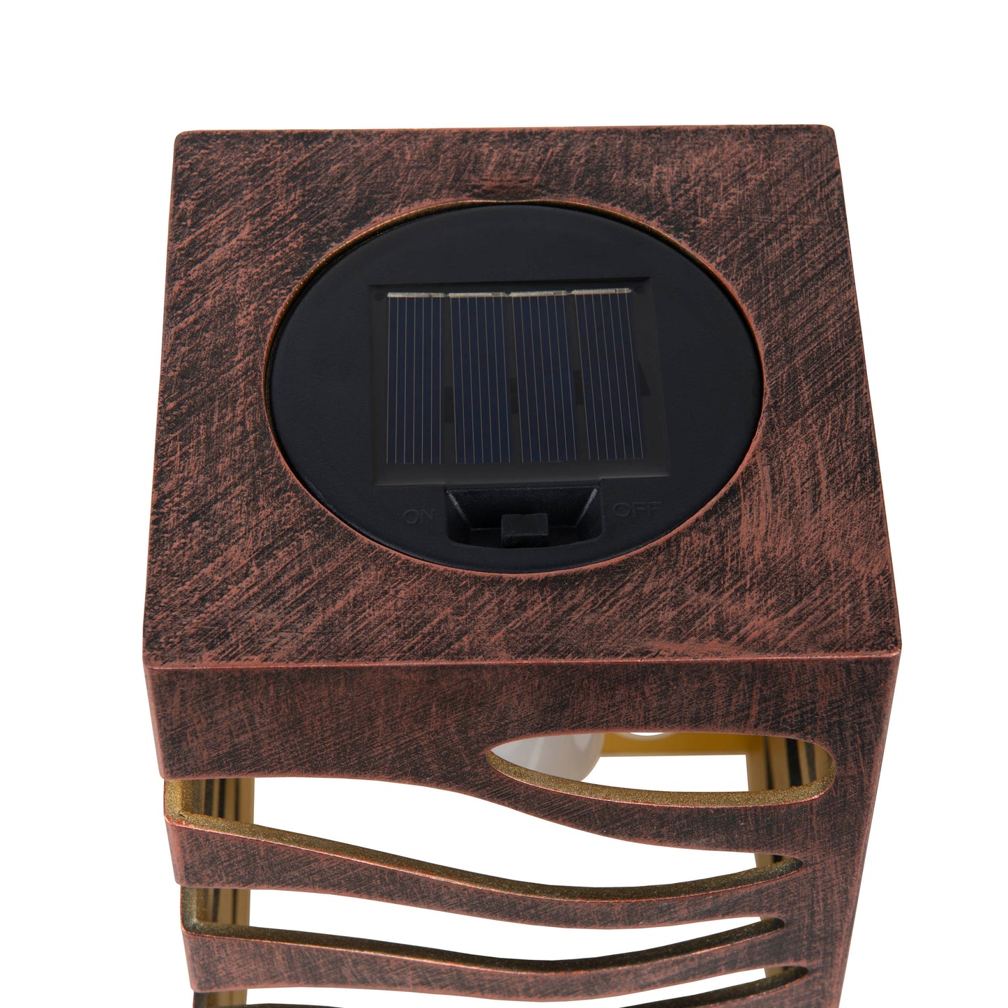 LED Deko/Solarleuchte "HILDA" L/B: 12,3cm gold