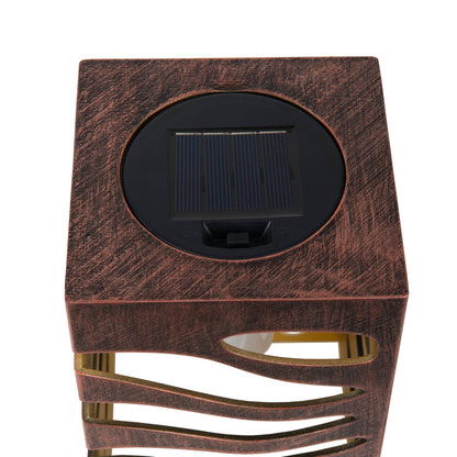 LED Deko/Solarleuchte "HILDA" L/B: 12,3cm gold