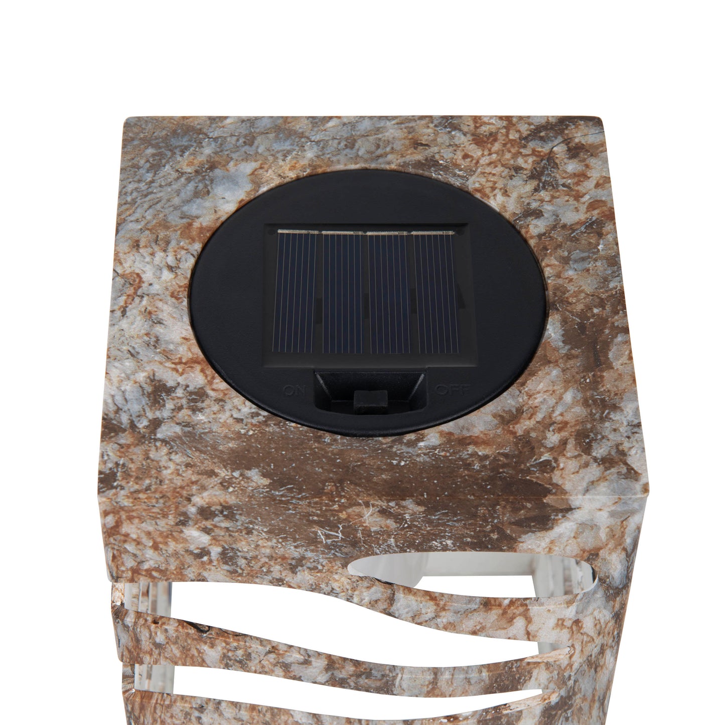 LED Deko/Solarleuchte "HILDA" L/B: 12,3cm silber