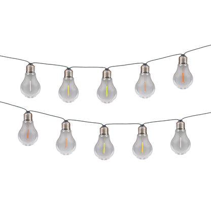 10er LED Solar-/Außen-/Lichterkette "LINDA" L: 370cm