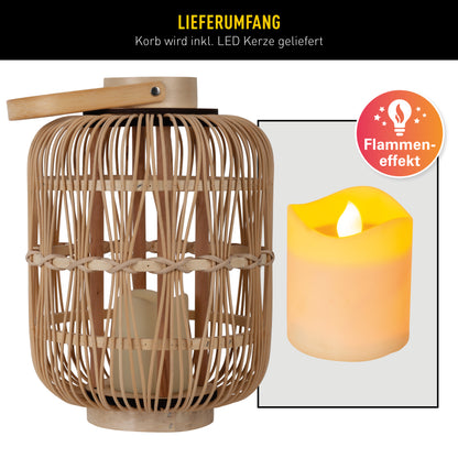 LED Dekoleuchte "KORBINIAN" Inkl. Timer H: 42,5cm