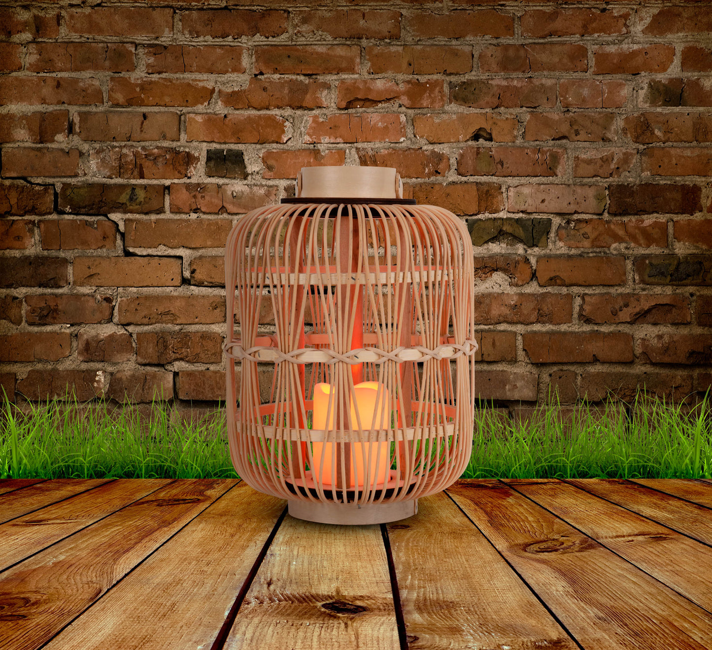 LED Dekoleuchte "KORBINIAN" Inkl. Timer H: 42,5cm