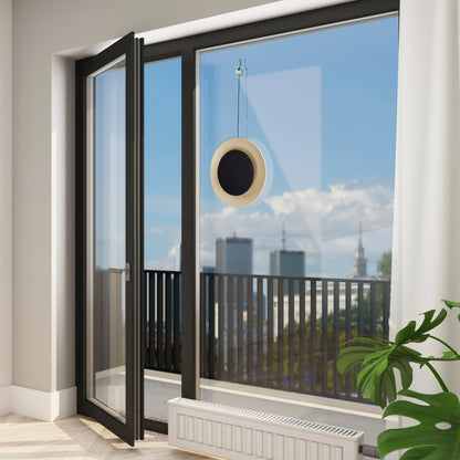 4in1 Akku-/Solar-/Tisch-/Hängeleuchte "SOLAN" H: 41,5cm almond