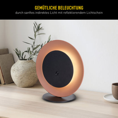 4in1 Akku-/Solar-/Tisch-/Hängeleuchte "SOLAN" H: 41,5cm mocha mousse