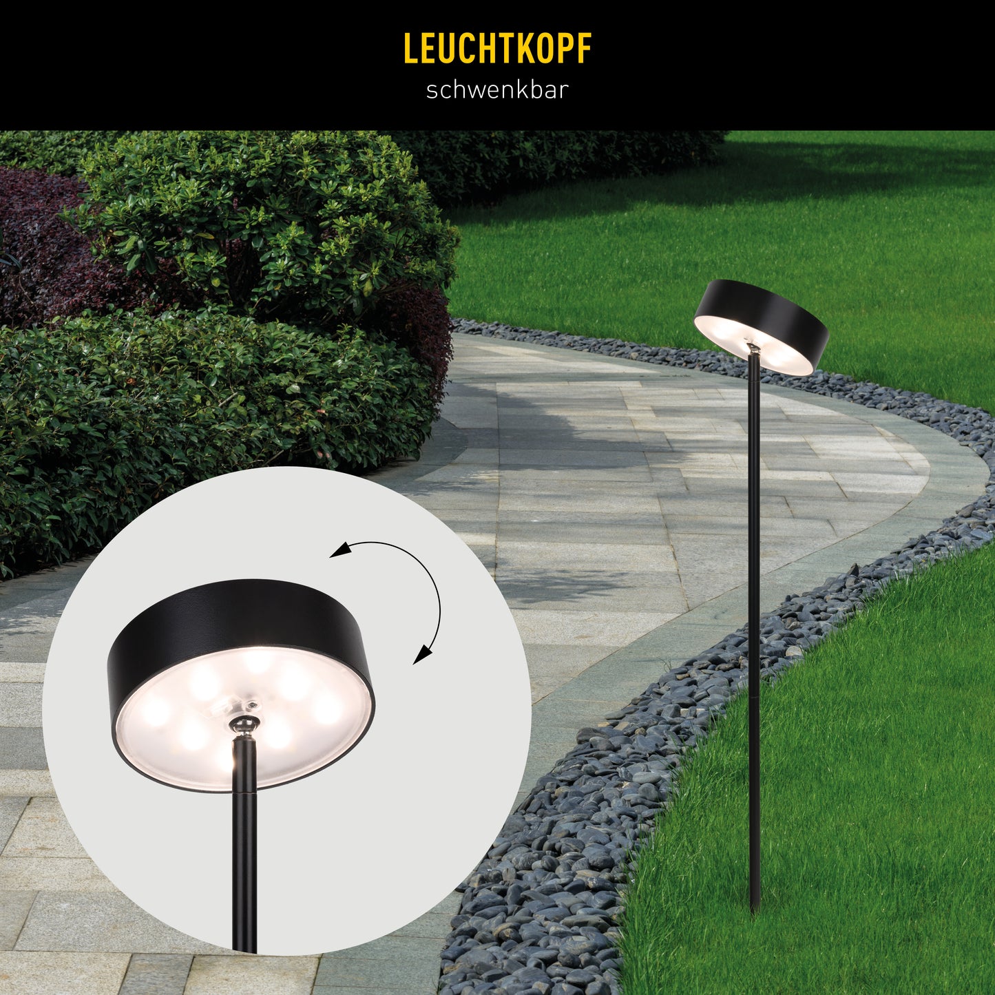 Solar-/Dekoerdspieß "LAUPHEIM" H: 56cm
