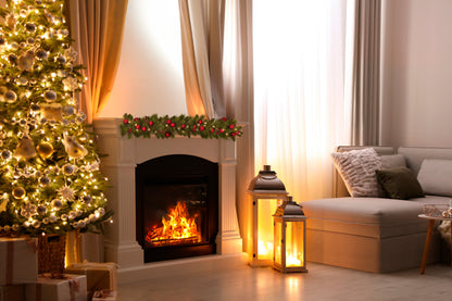 LED-Weihnachtsranke "NOEL" rot