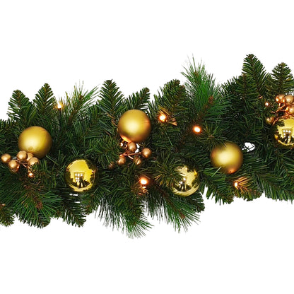 LED-Weihnachtsranke "NOEL" gold L: 120cm