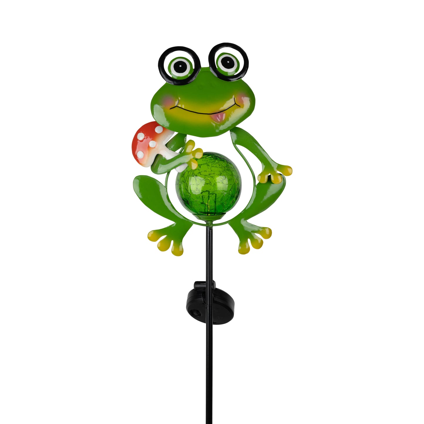 Solar-/Dekoerdspieß "FROGGY Shroom" H: 90 cm