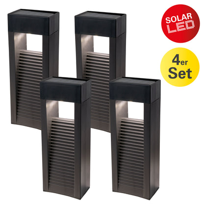 4er-Set Solar-/Dekoleuchte "PULHEIM" H: 22cm