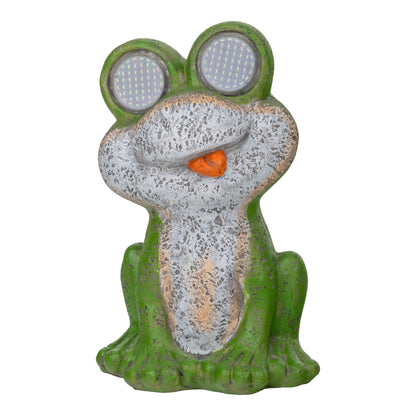 Solar-/Dekoleuchte "FROGGEL"  inkl. Rolling Eye H: 19cm