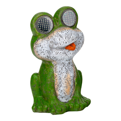 Solar-/Dekoleuchte "FROGGEL"  inkl. Rolling Eye H: 19cm