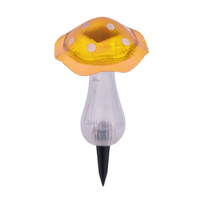 Solar-/Dekoerdspieß "PILZ" H: 29cm gelb