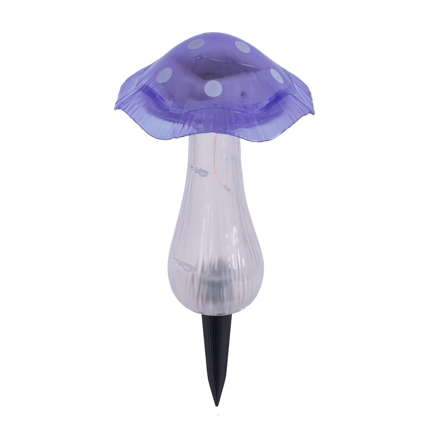 Solar-/Dekoerdspieß "PILZ" H: 29cm violett
