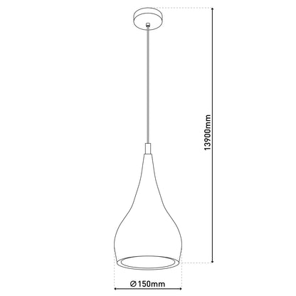 Pendelleuchte "STYLE" Ø: 15cm
