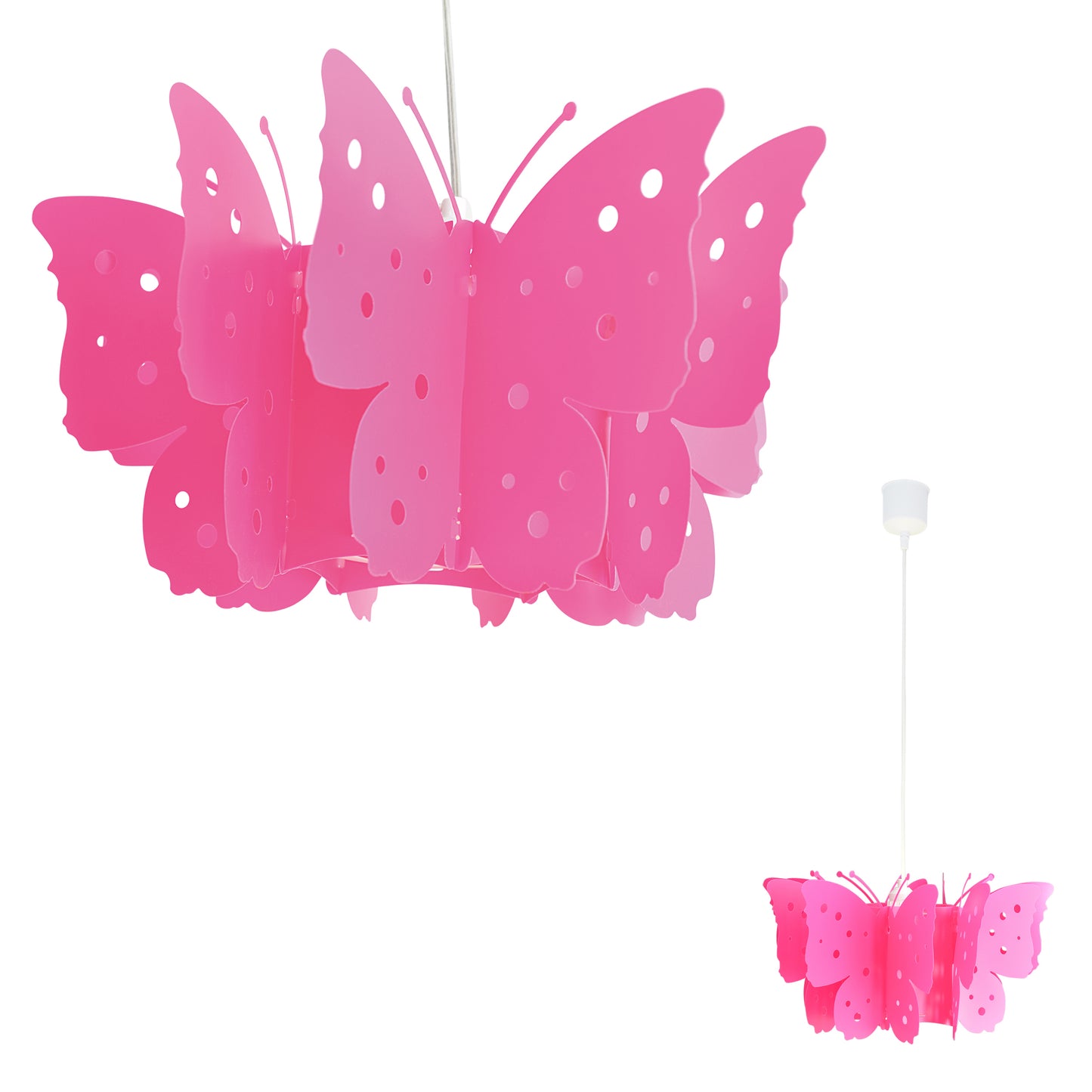 Pendelleuchte "KIZI" Ø: 46cm pink