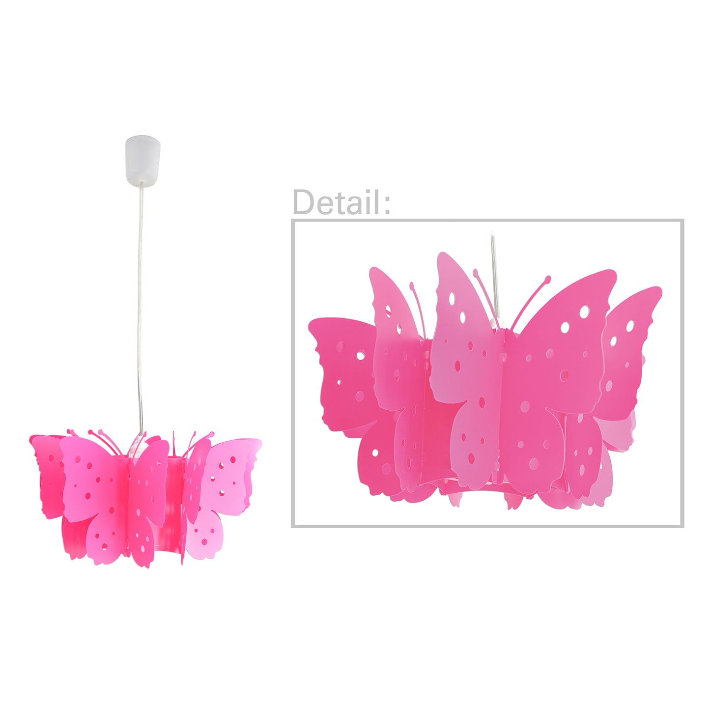 Lampenschirm "KIZI" Ø: 46cm pink