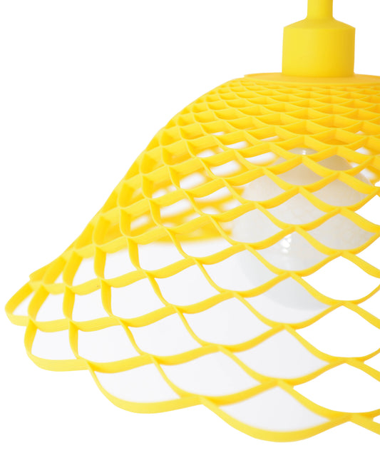 Silikon-Pendelleuchte "CERA" Ø: 35cm gelb