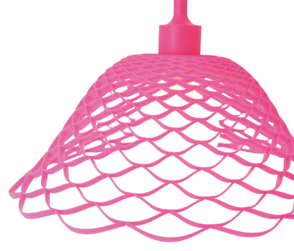 Silikon-Pendelleuchte "CERA" pink