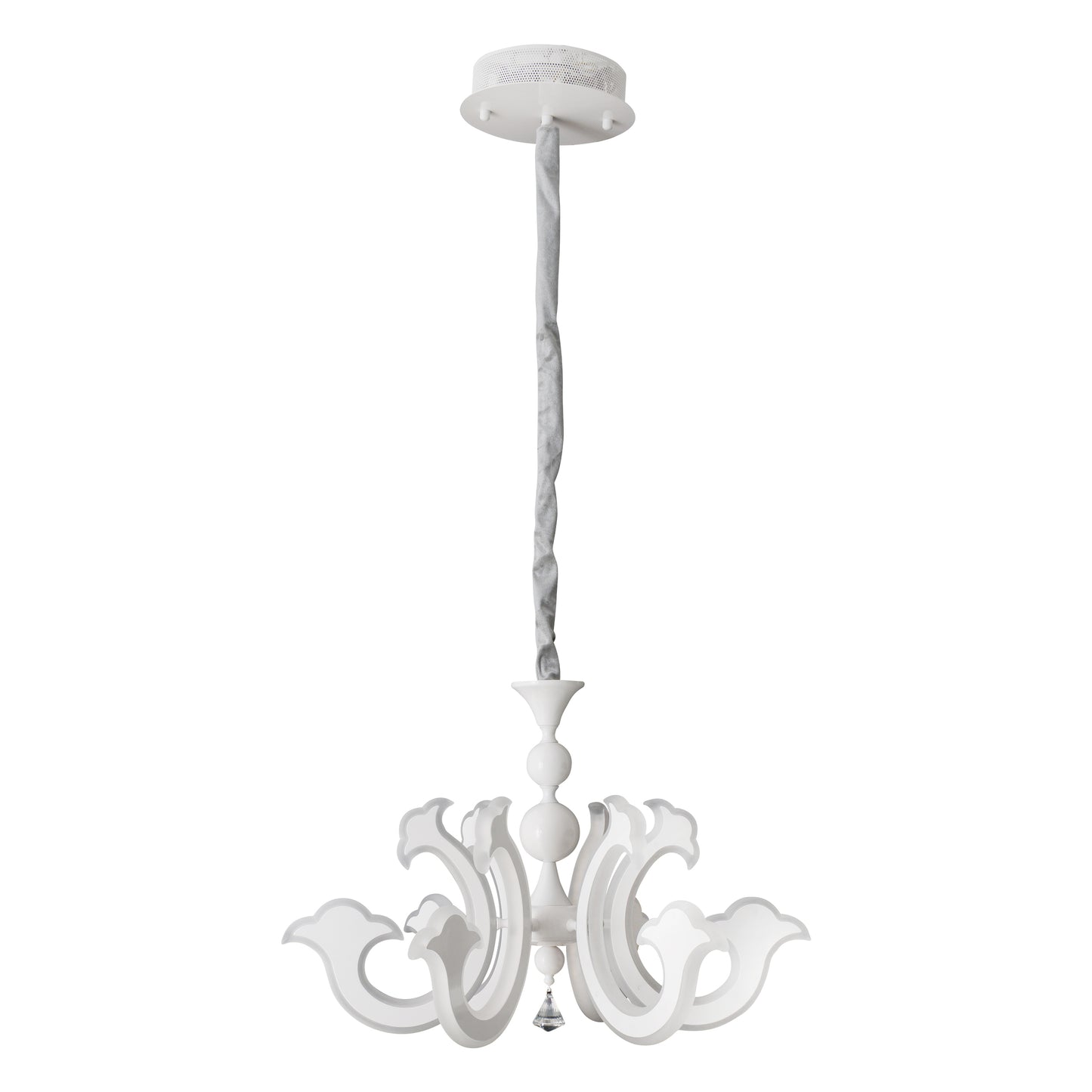 LED-Krone weiß d: 66cm "LUDWIG"