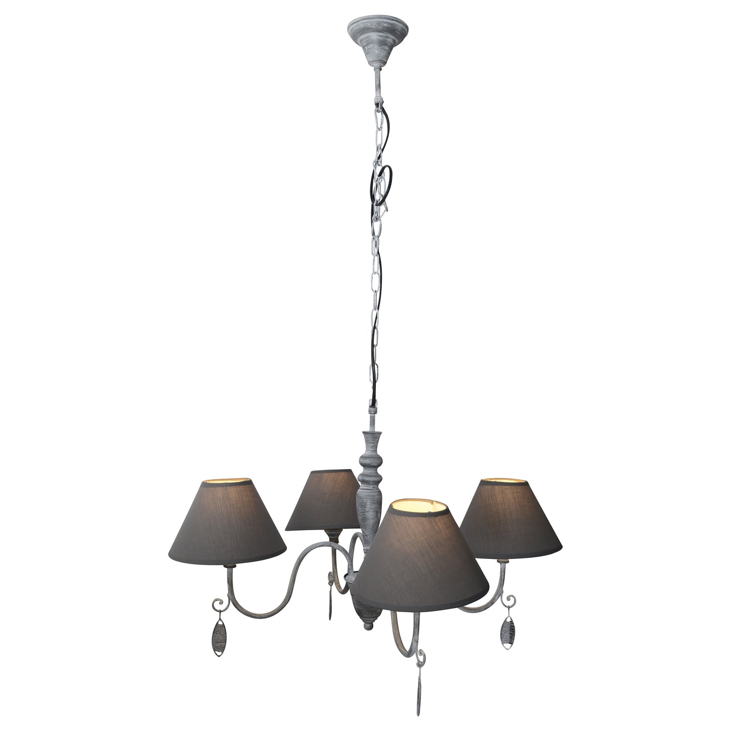 Deko-Krone schwarz Ø: 55cm "CASTELLUM"