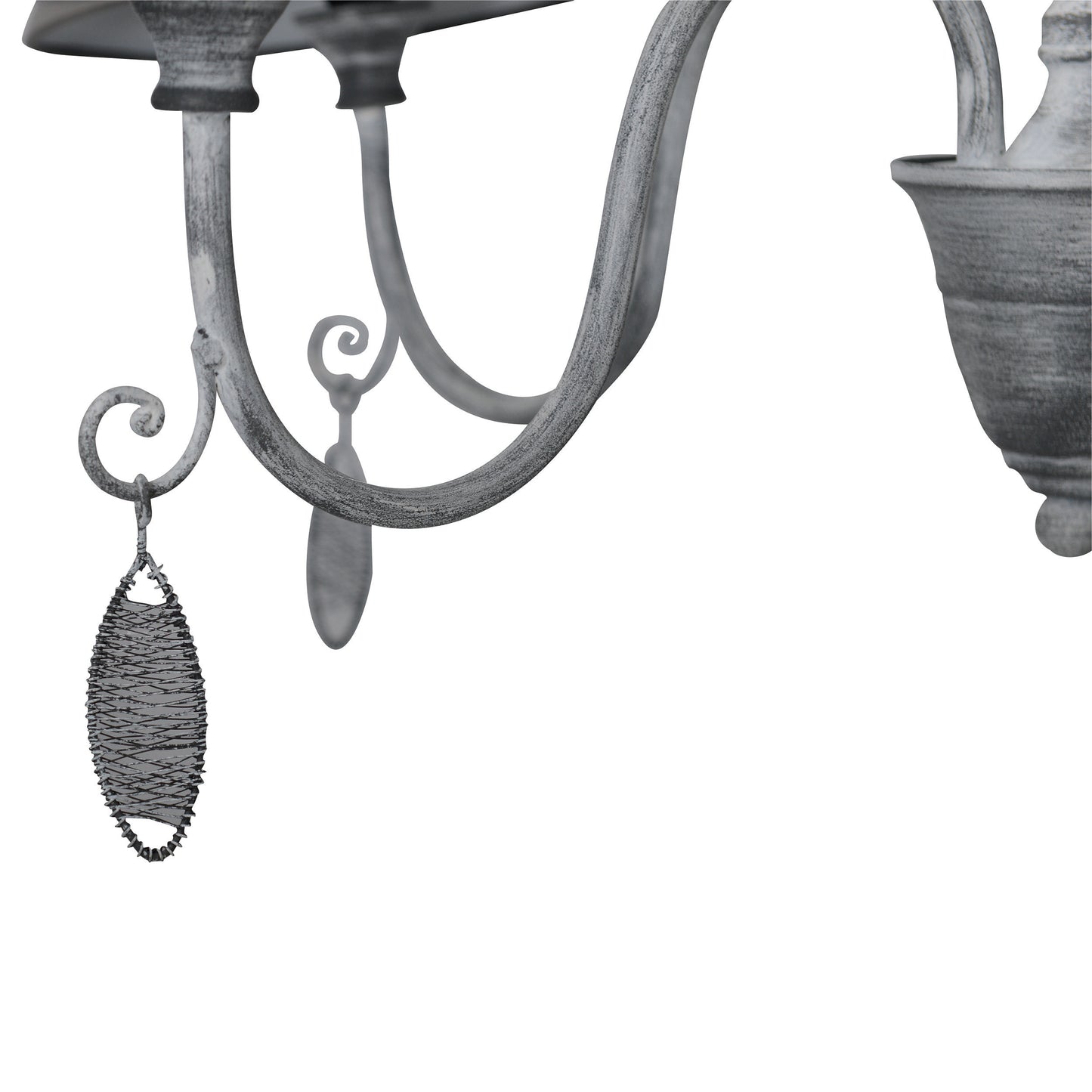 Deko-Krone schwarz Ø: 55cm "CASTELLUM"
