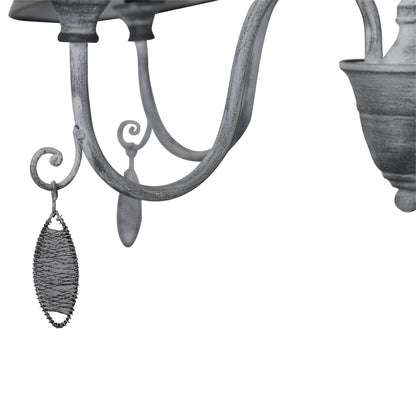 Deko-Krone schwarz Ø: 55cm "CASTELLUM"