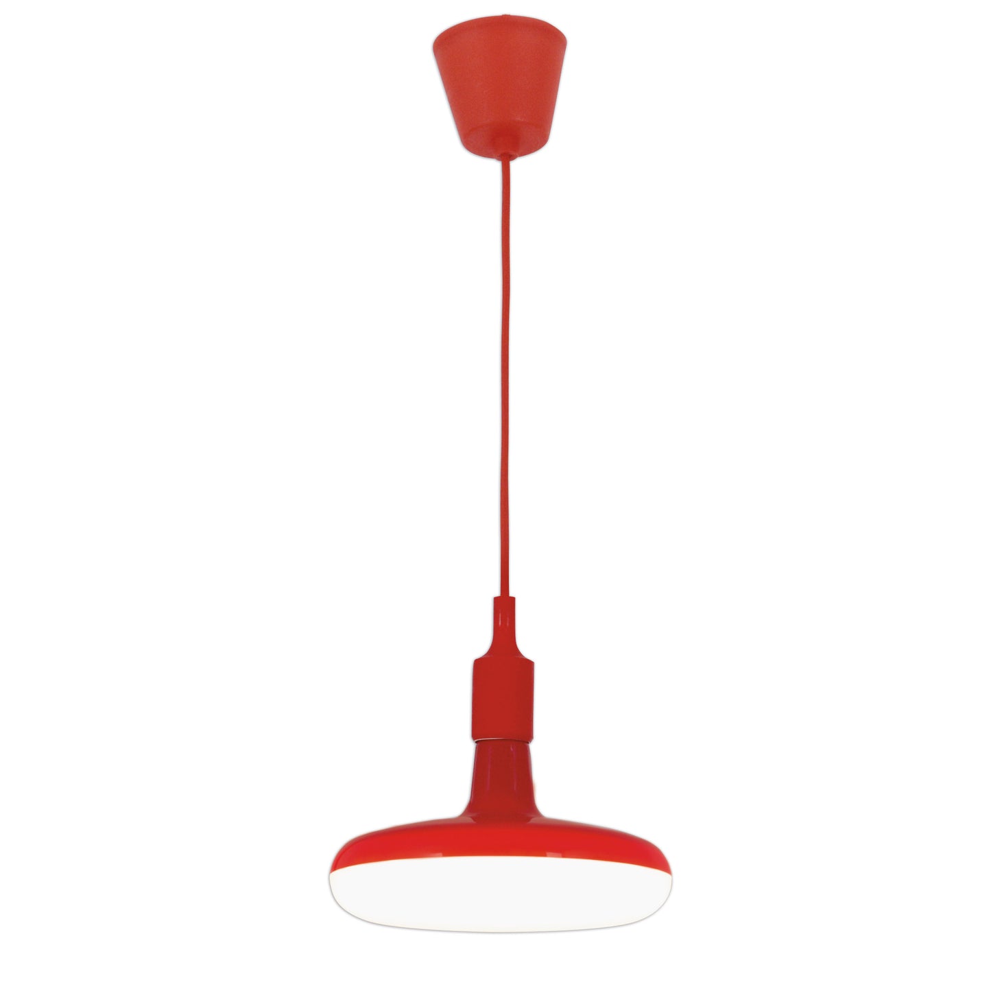 Pendelleuchte "UFO" inkl. E27 / Ø: 22cm rot