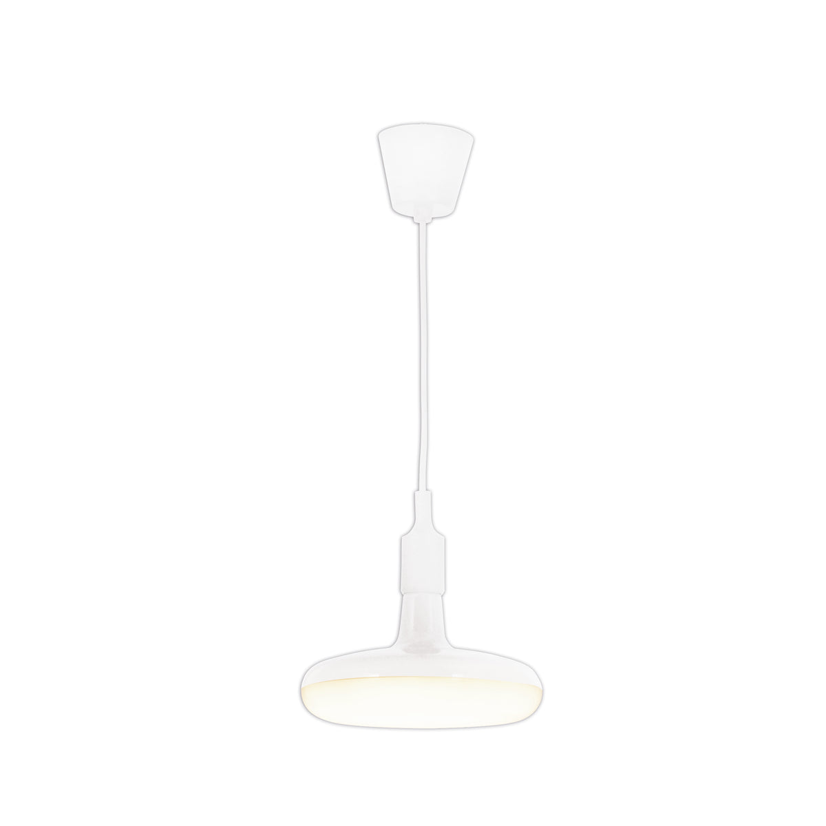 Pendelleuchte "UFO" inkl. E27 / Ø: 22cm weiß
