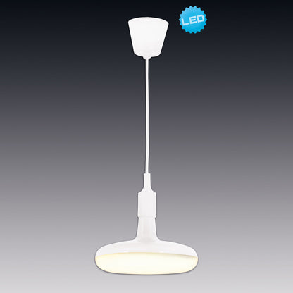 Pendelleuchte "UFO" inkl. E27 / Ø: 22cm weiß