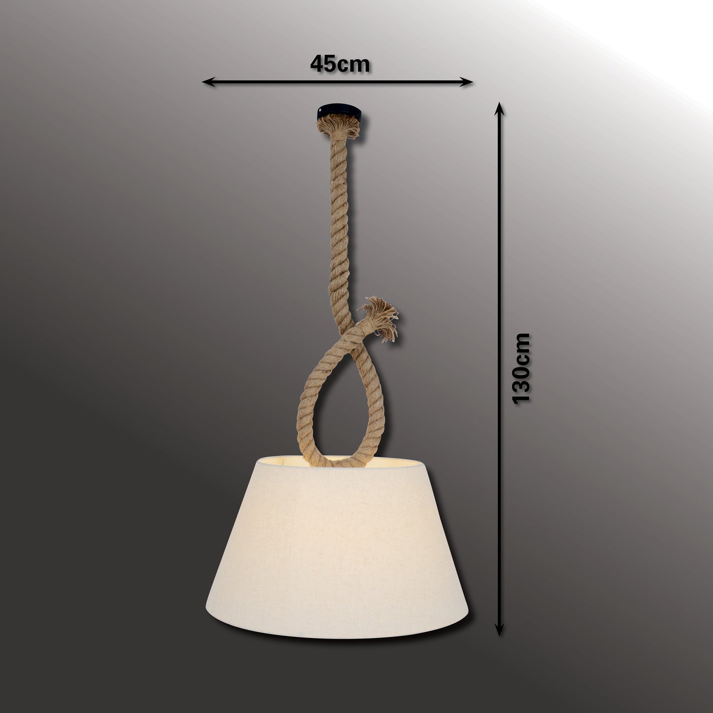 Pendelleuchte "ROPE" Ø: 45cm