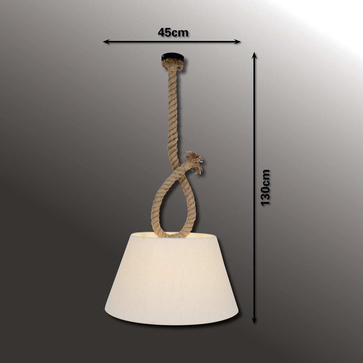 Pendelleuchte "ROPE" Ø: 45cm